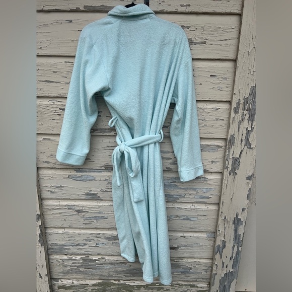 Miss Elaine Heavenly Bodies Plush Cozy Terry Cloth Midi Length Bath Robe Medium - Picture 7 of 7